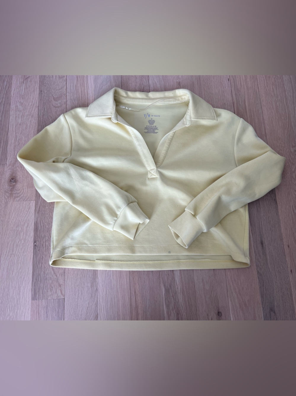 Butter Yellow Collared V-Neck Sweater 💛 Cozy Knit Top
